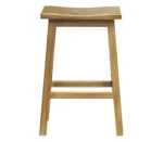 Табурет барний дерев'яний Хвиля