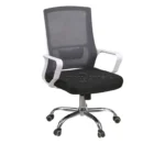 Крісло офісне Лестер білий сітка
