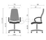 Крісло ергономічне Зіфрейн тканина